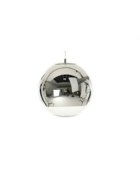 Modern Pendant Lights Silver Mirror Ball Hanglamp Globe Glass Led Lamp Kitchen Living Room Bedroom Home suspension luminaire