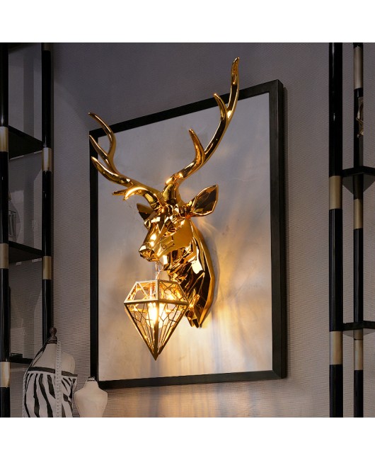 Nordic Antler Wall Lamp Creative Wall Lamps Deer Lamp for Bedroom Buckhorn Kitchen Wall Lights