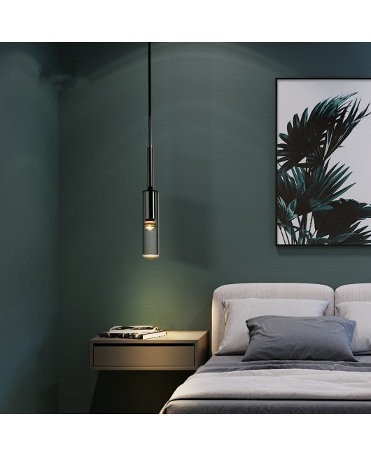 Postmodern Crystal Chandelier Dining Stairs Living Room Bedroom Bedside Light Luxury Single Head Chandelier