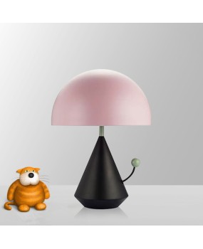 Modern creative living room mushroom plastic art hotel bedside bedroom children's room designer desk lamp