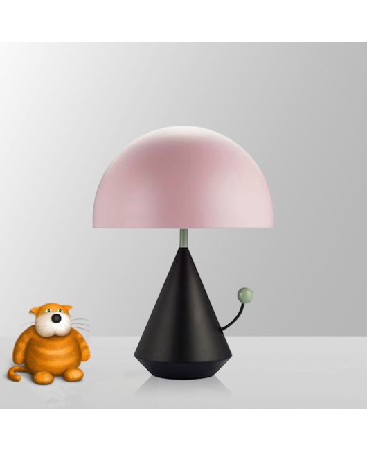 Modern creative living room mushroom plastic art hotel bedside bedroom children's room designer desk lamp