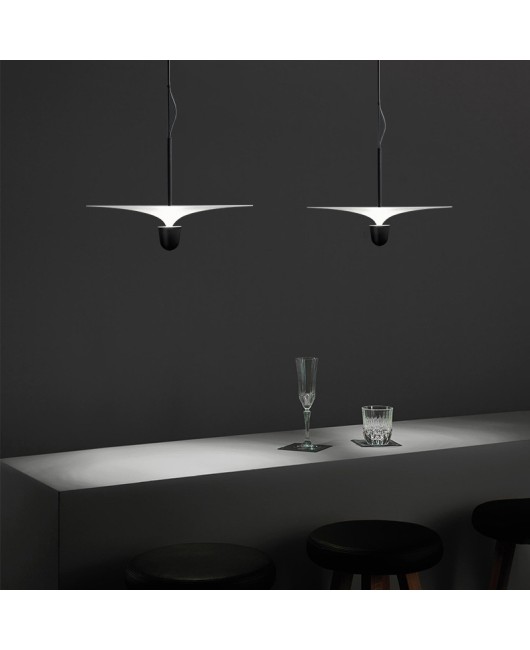 Danish designer minimalist restaurant chandelier Nordic art bedside bedroom coffee table flying saucer pendant lamp