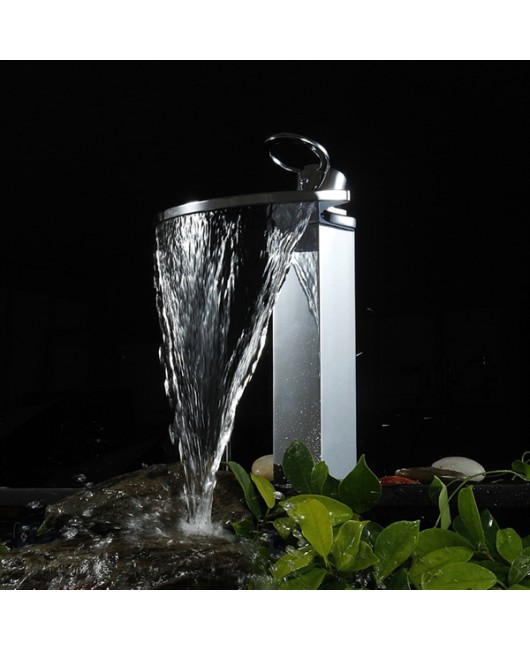 Chrome Waterfall Basin Tap Sanitary Ware Mixer