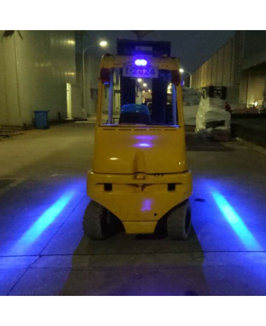 30W LED Forklift Truck RED/BLUE Line Warning Lamp Safety Working Light 10-80V IP68