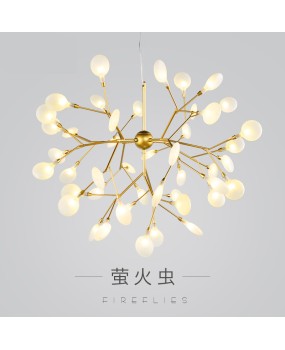 Twig firefly chandelier post modern minimalist art light fixture
