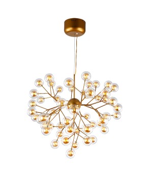 Firefly chandelier branches LED glass bulb ball chandelier