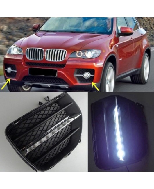 BMW X6 2008-2013 LED Daytime Running Lights DRL LED Fog Lamp