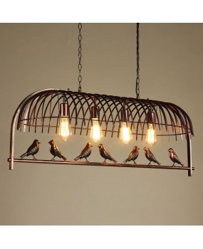 Bird cage restaurant cafe bar desk study chandelier retro bird balcony chandelier