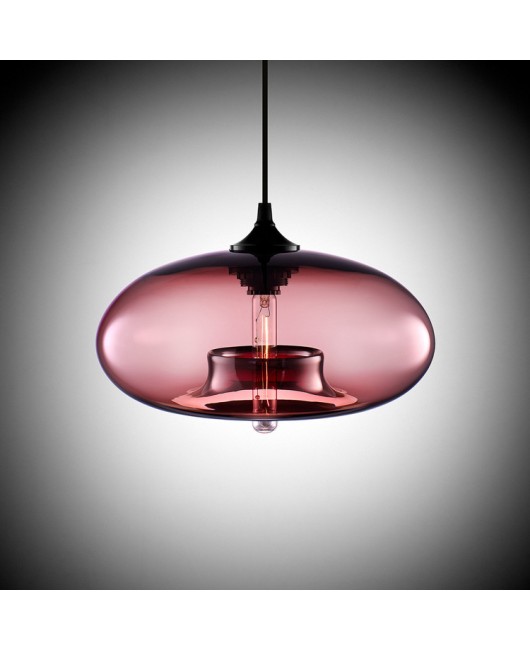 Vintage Industrial Edison Pendant Ceiling Lamp LOFT Colorful Glass Droplight