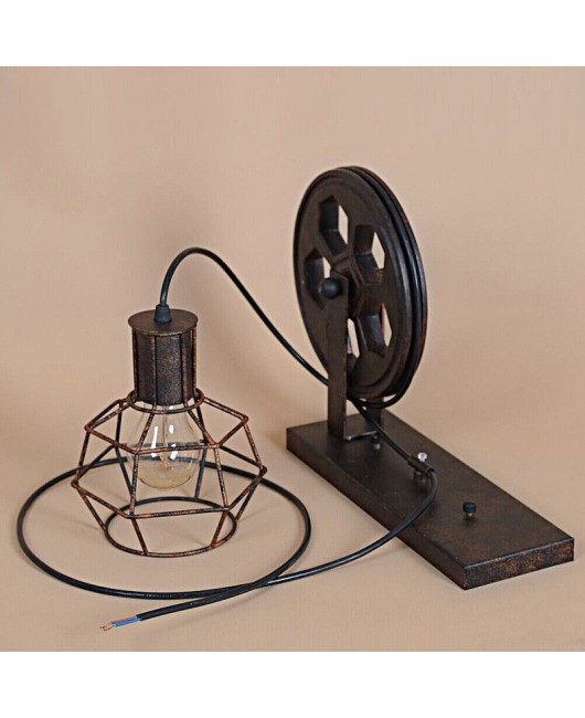Pulley Lamp Wall Mount Lamp/Ceiling Light Industrial Style