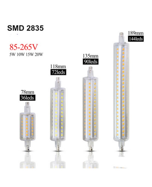 LED Bulb R7S Corn SMD2835 5W 10W 15W LED Light AC 110V 220V Replace Halogen Lamp Floodlight 