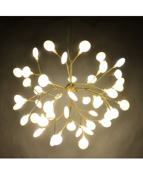 Modern Pendant Lights for Home Living Creative Art Deco Tree Branch LED Firefly Droplight Decoration Pendant Loft Lamp