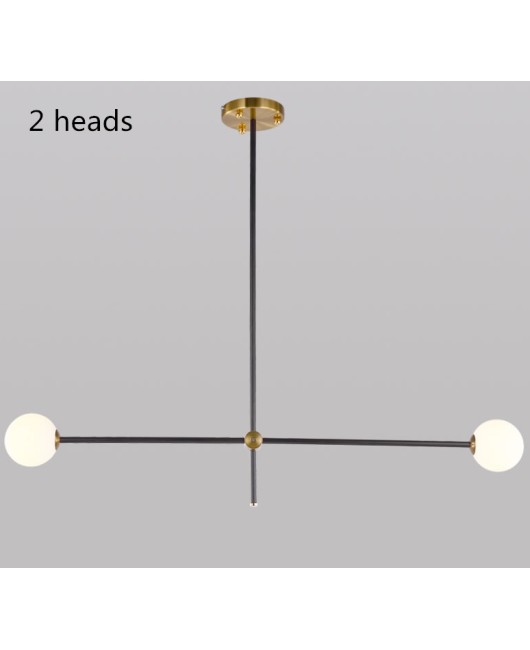 Nordic Lamps Modern pendant light Restaurant Living Room Glass Ball Magic Beans Creative Molecular Lights Personality Study Bedroom Chandelier