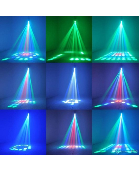 64 LED Eyourlife DJ Disco Light Sound-actived RGBW Stage Light Music Show for DJ Party KTV Club Bar Effect light Holiday laser light