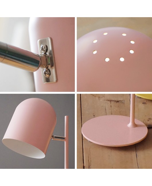 Creative living room minimalist personality Scandinavian modern Macaron study desk lamp study lamp