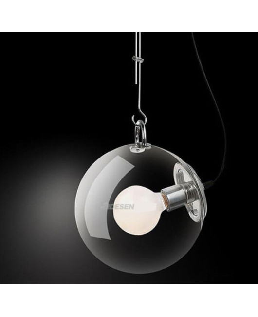 DIY Ceiling Lamp Clear Glass Ball Pendant Lighting Bulb Home Cafe pendant lamp