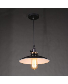Vintage Black Ceiling Lamp Dining Room Lighting Fixtures Bar Metal  Pendant Light