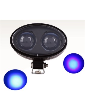 10W LED Warning Lights Spotlight for Forklift bulldozer excavator Forklift Safety Blue Red AC/DC 10V-80V