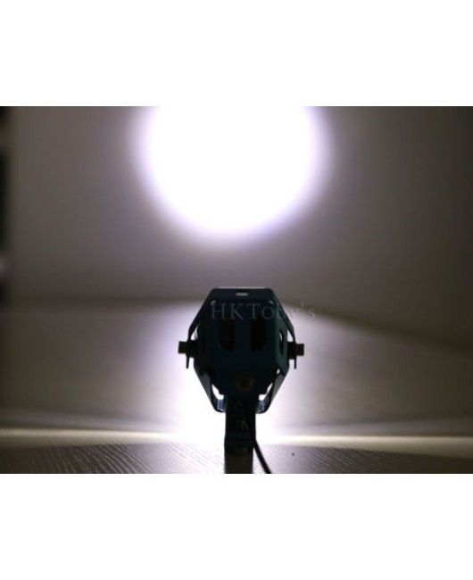 CREE 125W Moto U5 LED Driving Fog Spot Light Lamp Headlight For Harley Honda BMW