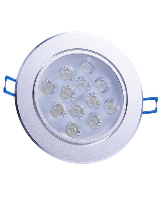 Super Bright Cool White 12W LEDs Ceiling Light Spotlight Recessed Downlighting Decoration