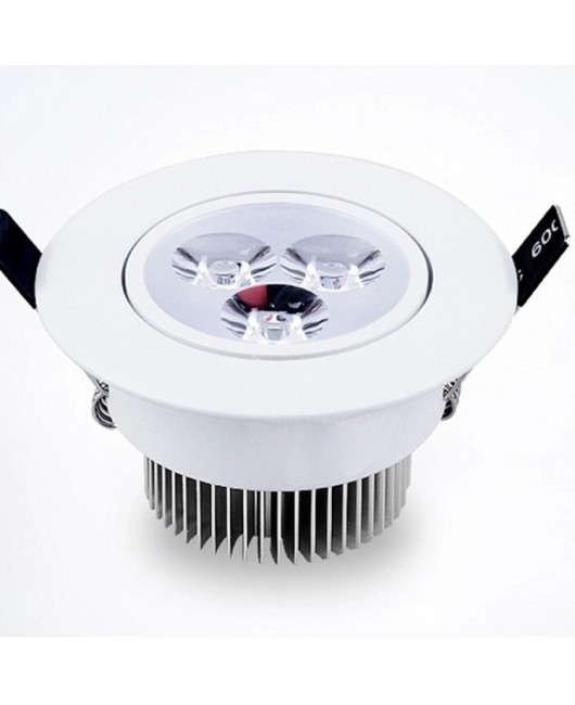 White shell 3W LED Downlight Led Ceiling Spot Light Cold/Warm White Recessed Light  Bathroom