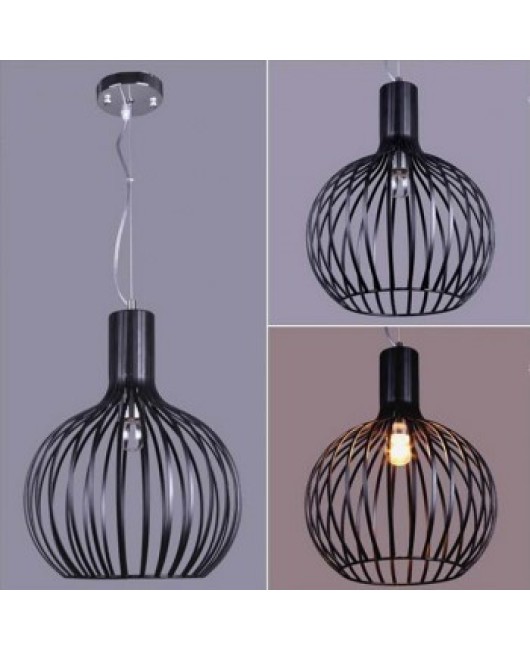 Nordic Secto Design Octo 4240 Cage Pendant Lamp Metal Shade Light Chandelier Fixture