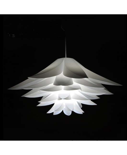 PVC chandelier lily Lotus creative simple modern bedroom living room aisle shop DIY lamp decoration AC90-240V