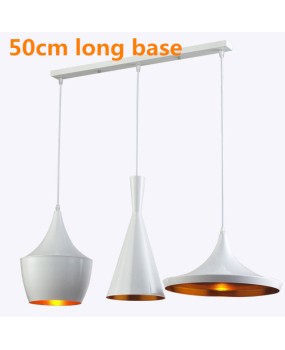 Tom dixon pendant lamp Beat Light copper shade ,A+B+C+long base