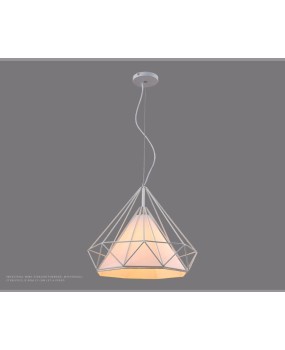 Art Iron Diamond Pendant Lights Birdcage Ceiling Pendant lamps Home Decorative Light Fixture Creative Restaurant