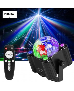 Disco Party Lights Disco Ball LED UV Sound Frequency Strobe Stage Effect Wedding Christmas Festival Party Lights