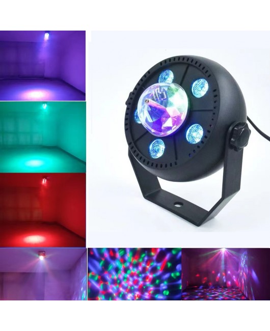 LED Par Light Disco Ball 2 in 1 6x3W RGBW Disco Light DMX Controller Effect Light Club Bar Wedding Show Decoration