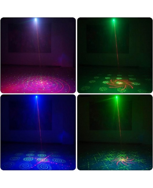 DJ Party Disco Ball Light RGB LED Laser Projector Strobe Light Party Outdoor Dance Floor Karaoke Club Bar Birthday Christmas Car