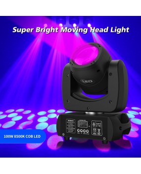 100W LED Beam Gobo Moving Head Stage Light Dazzling Effect DMX for Club KTV Disco DJ Party Lighting