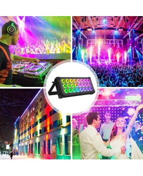 LED Color Mixing Rainbow Effect Highlights Outdoor Lighting Building Lighting LED Projection Light Building Exterior Wall Light