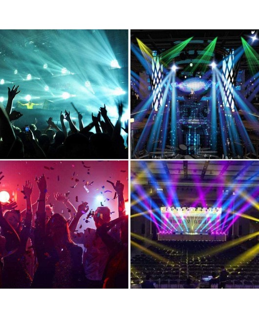 Moving Head Light 8x10W LED Beam DJ Light RGBW Sound Control and DMX-512 For Party Bar Festival Disco Show Wedding Event Stage
