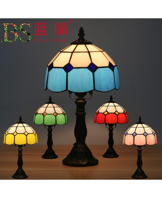 Cross border exclusive Mediterranean American minimalist bedroom bedside lamp, wedding room study, European retro fashion creative desk lamp