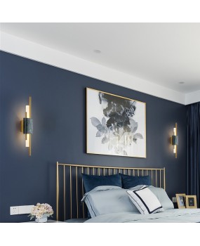 Modern luxury marble wall lamp LED living room background wall corridor creative staircase bedroom bedside simple lighting fixtures