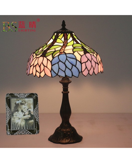 Cross border direct sales wholesale cross-border Tiffany lamp Tiffany European desk lamp bedroom bedside lamp retro creative