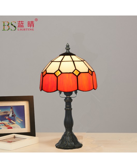 Cross border exclusive Mediterranean American minimalist bedroom bedside lamp, wedding room study, European retro fashion creative desk lamp