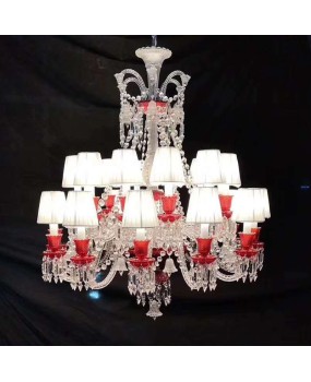 Jianou Crystal Chandelier, European Creative and Atmospheric Restaurant Bedroom Chandelier, Villa Duplex Building Lamp, Hall Staircase Lamp