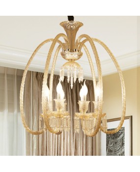Jianou cognac candles, crystal chandeliers, hotel engineering lights, creative restaurants, crystal lights, bar counter, aisle lighting, wholesale