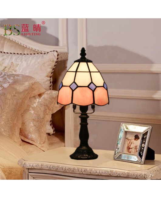 Cross border European retro creative Mediterranean bedroom bedside lamp bar coffee shop decoration small table lamp feeding night light