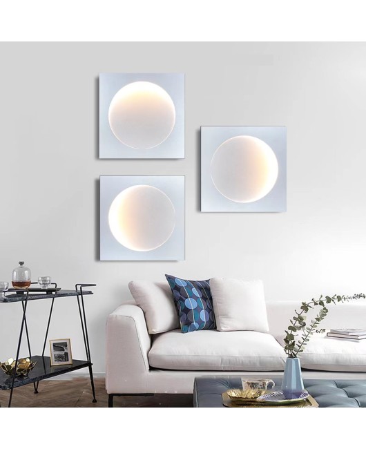 2022 New Breathing Moon Light Crescent Wall Light Designer Villa Living Room Background Wall Dynamic Atmosphere Light