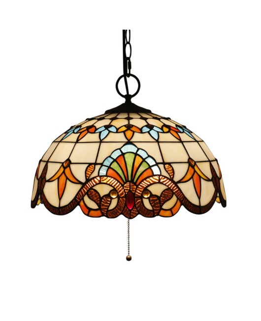 Cross border direct sales of 16 inch Ti European style pendant light, retro creative living room, bedroom, study, steak, barbecue restaurant, Vanni