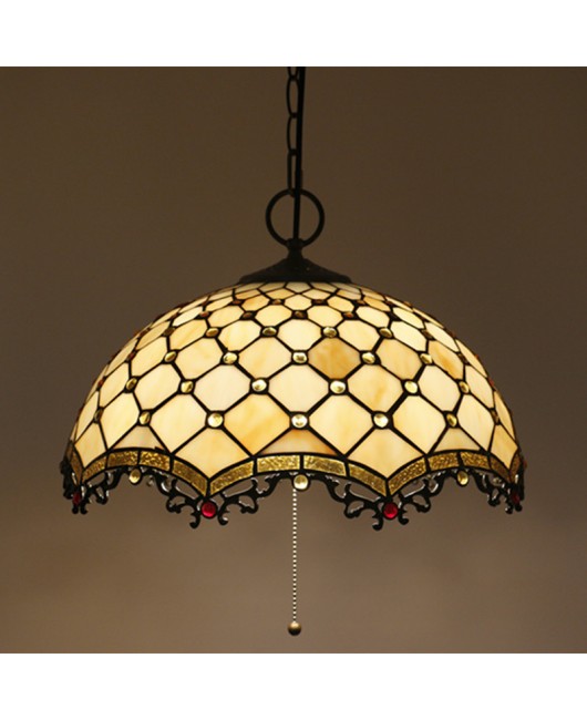Cross border direct sales of 16 inch Ti European style pendant light, retro creative living room, bedroom, study, steak, barbecue restaurant, Vanni
