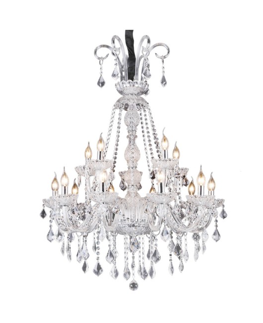 European style living room crystal chandelier, modern minimalist dining room bedroom lights, creative wedding props, decorative lights, factory direct sales