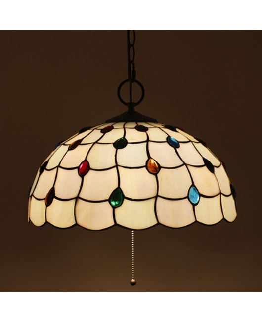 Cross border direct sales of 16 inch Ti European style pendant light, retro creative living room, bedroom, study, steak, barbecue restaurant, Vanni