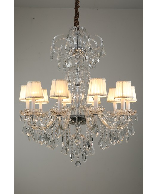 European style living room crystal chandelier, modern minimalist dining room bedroom lights, creative wedding props, decorative lights, factory direct sales