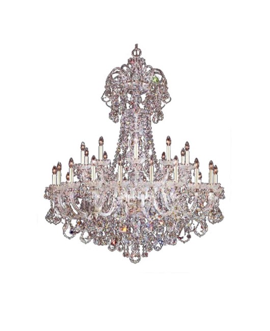 European crystal lamp, duplex villa, lobby chandelier, hotel lobby, dining room, living room, luxurious and atmospheric engineering lighting fixtures