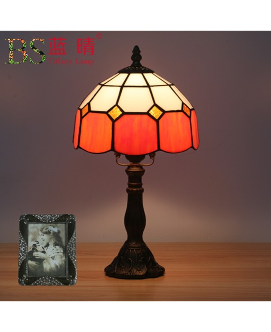 Cross border exclusive Mediterranean American minimalist bedroom bedside lamp, wedding room study, European retro fashion creative desk lamp